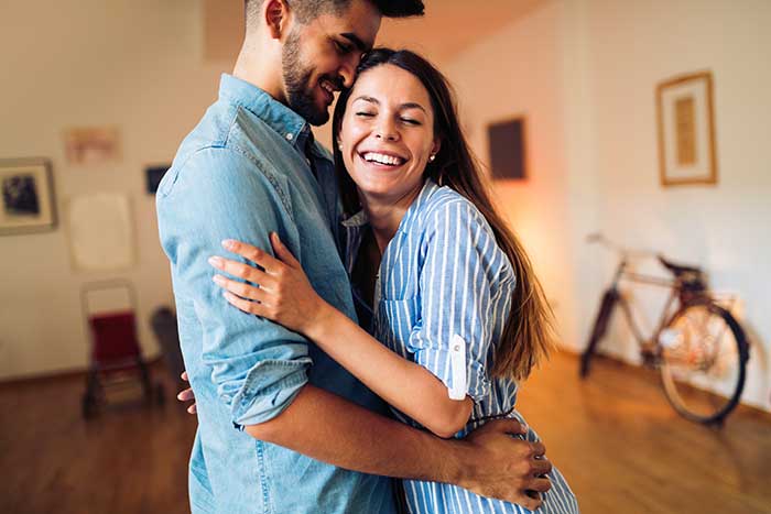 Happy couple