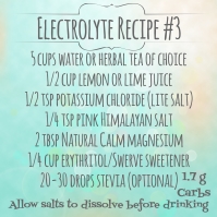 HCG Electrolyte Recipe #3