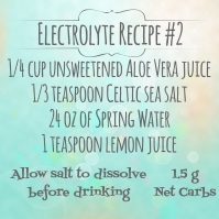 Electrolyte drink recipes 2