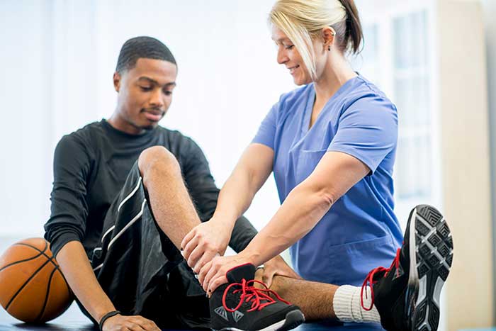 Sports injury physical therapy